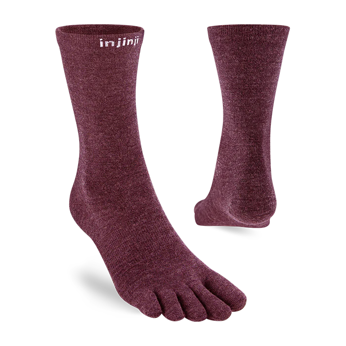 Injinji LINER Lightweight Crew Wool Socks