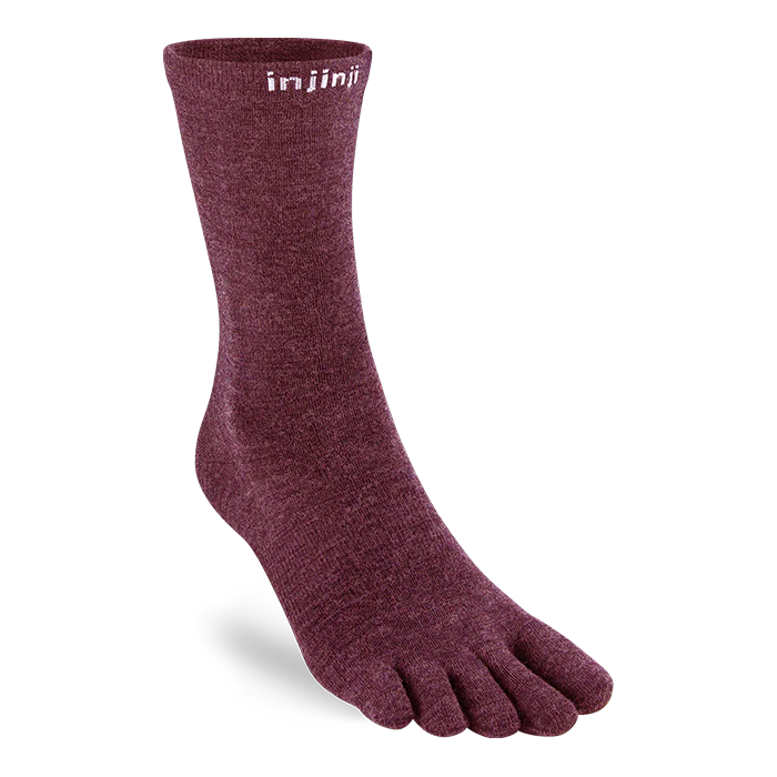 Injinji LINER Lightweight Crew Wool Socks