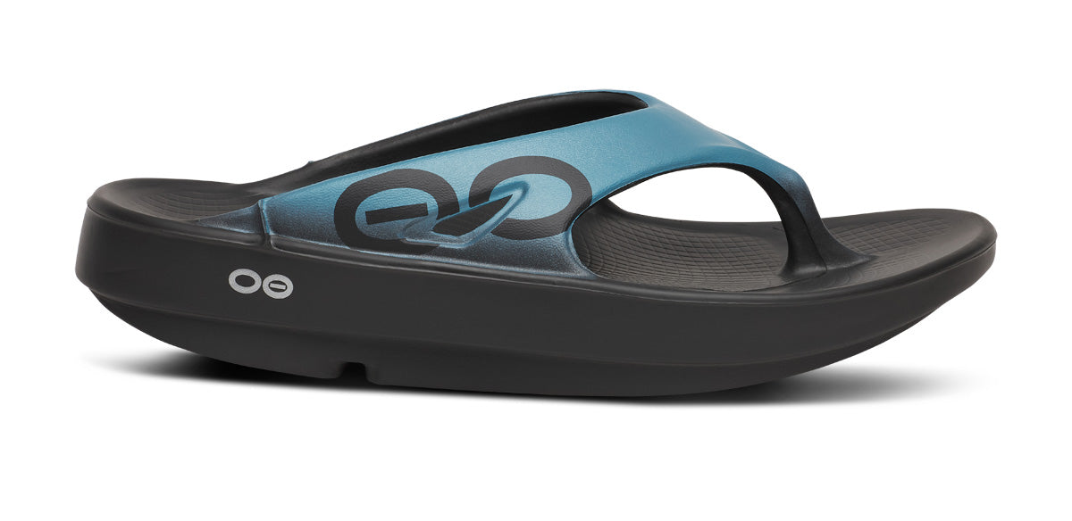 OOFOS Men's OOriginal Sport Thong - Ocean Blue