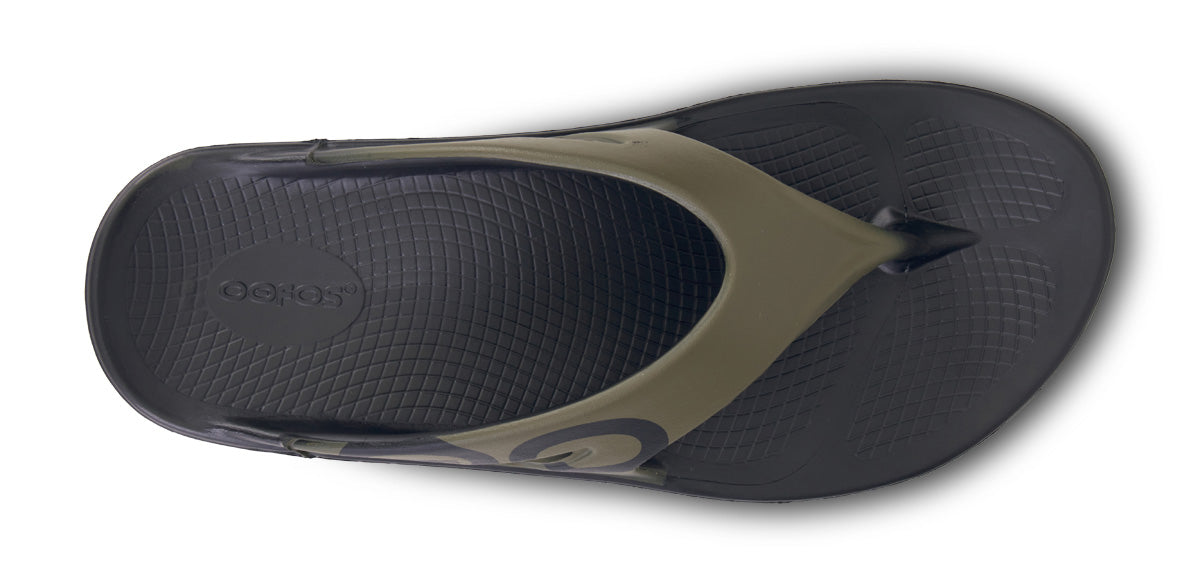 OOFOS Men's OOriginal Sport Thong - Tactical Green