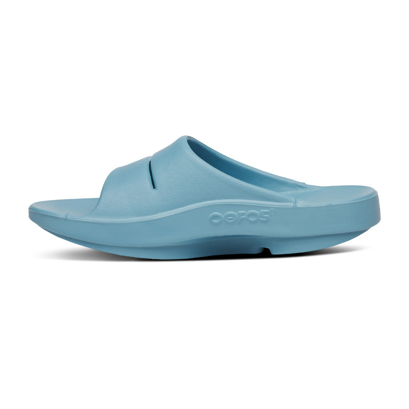 OOFOS Men's OOahh Slide - Ocean Blue