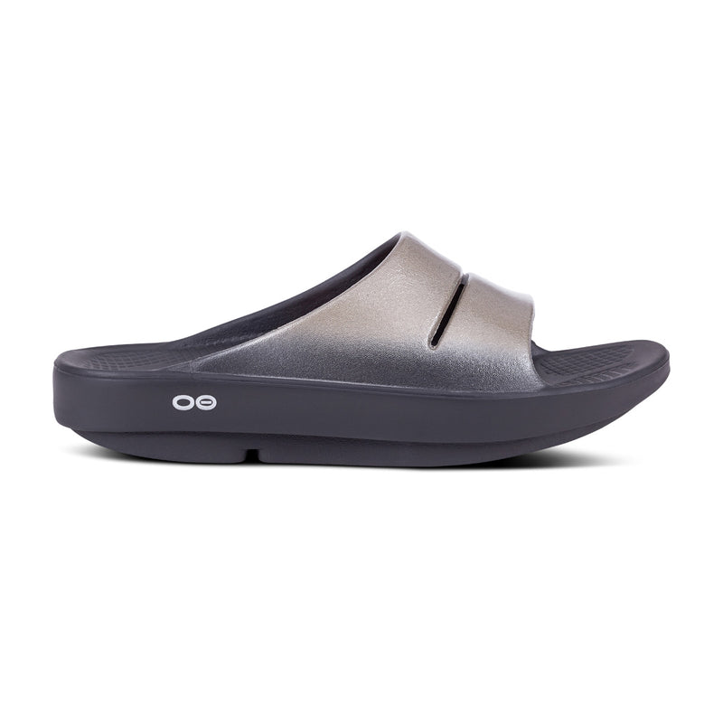 OOFOS Women's OOahh Luxe Slide - Latte