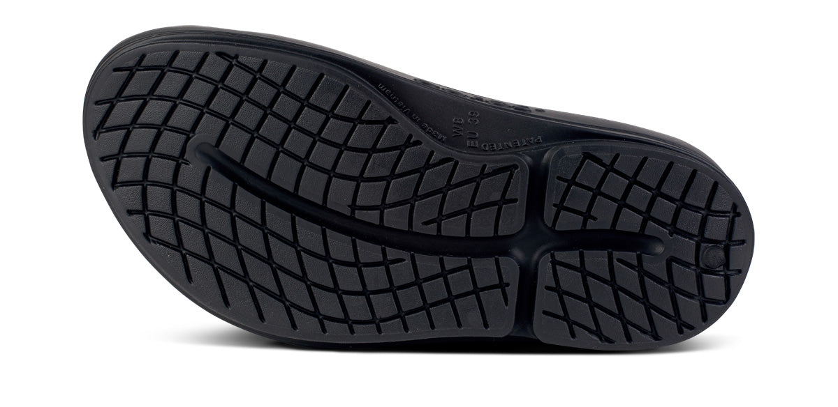 OOFOS Women's OOmega OOahh Slide - Black