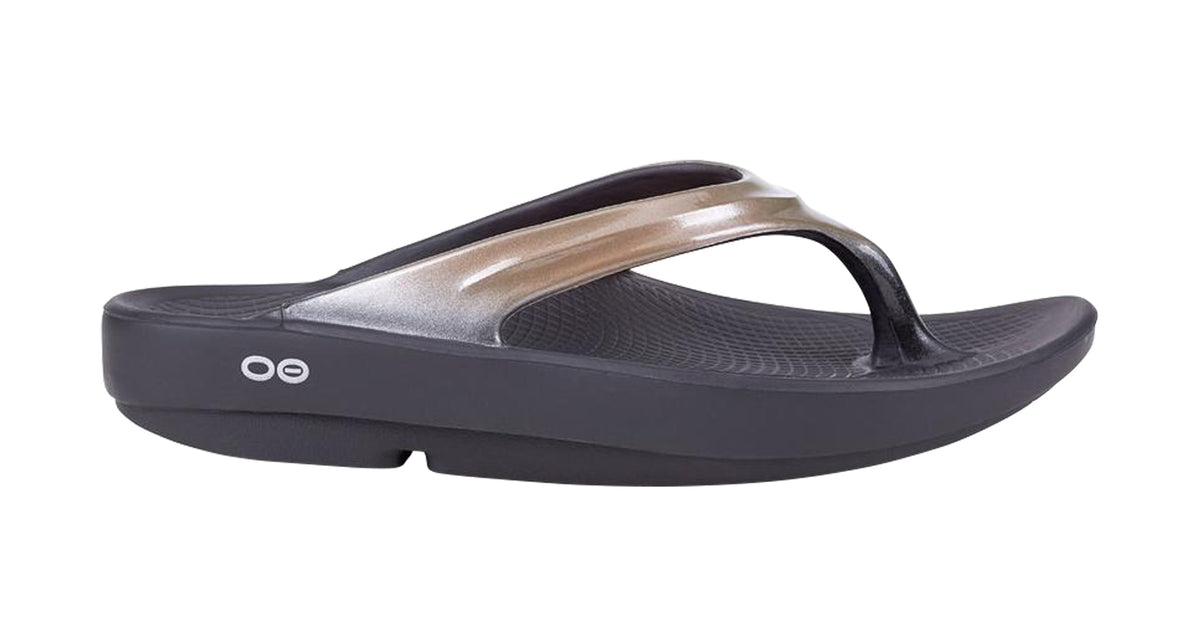 OOFOS Women's OOlala Luxe Thong - Latte