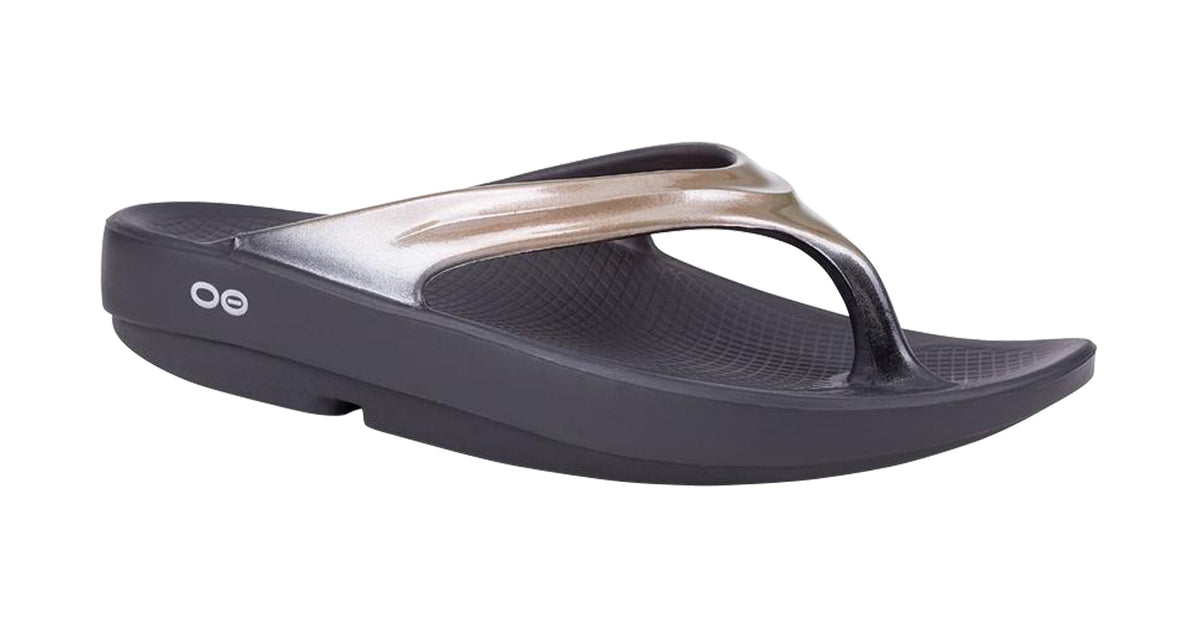 OOFOS Women's OOlala Luxe Thong - Latte