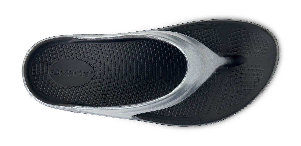 OOFOS OOmega Luxe Women's Thong - Basalt