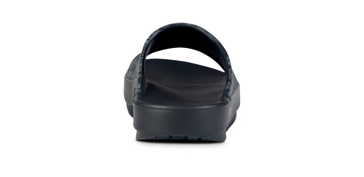 OOFOS Men's OOahh Sport Slide - Black Water Camo
