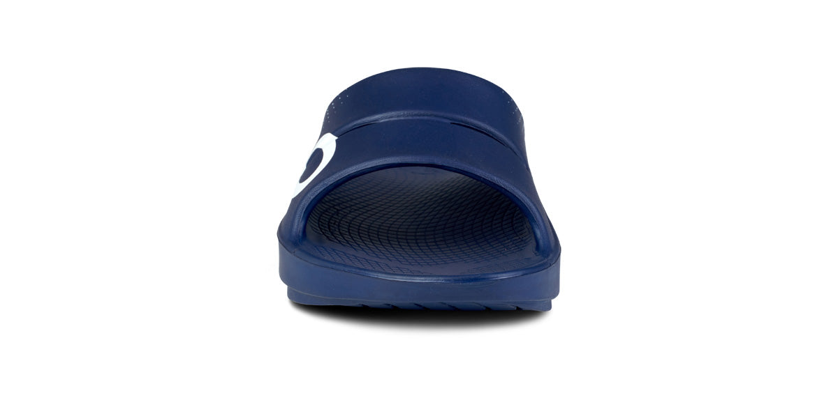 OOFOS Women's OOahh Sport Slide - Navy Matrix