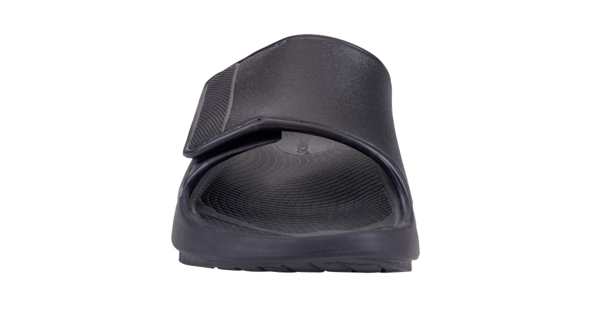 OOFOS Men's OOahh Sport Flex Slide - Black Matte