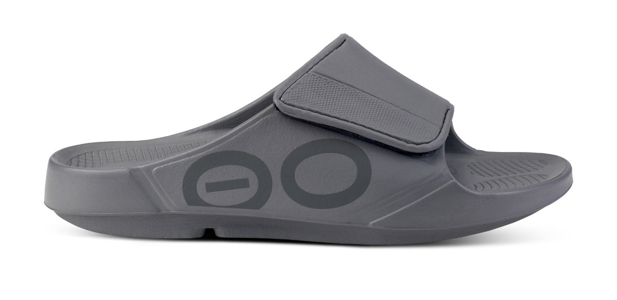 OOFOS Women's OOahh Sport Flex Slide - Slate