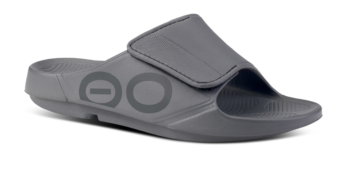 OOFOS Women's OOahh Sport Flex Slide - Slate