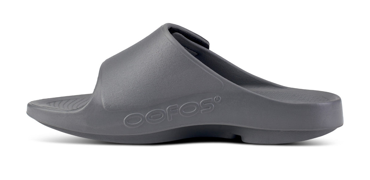 OOFOS Women's OOahh Sport Flex Slide - Slate