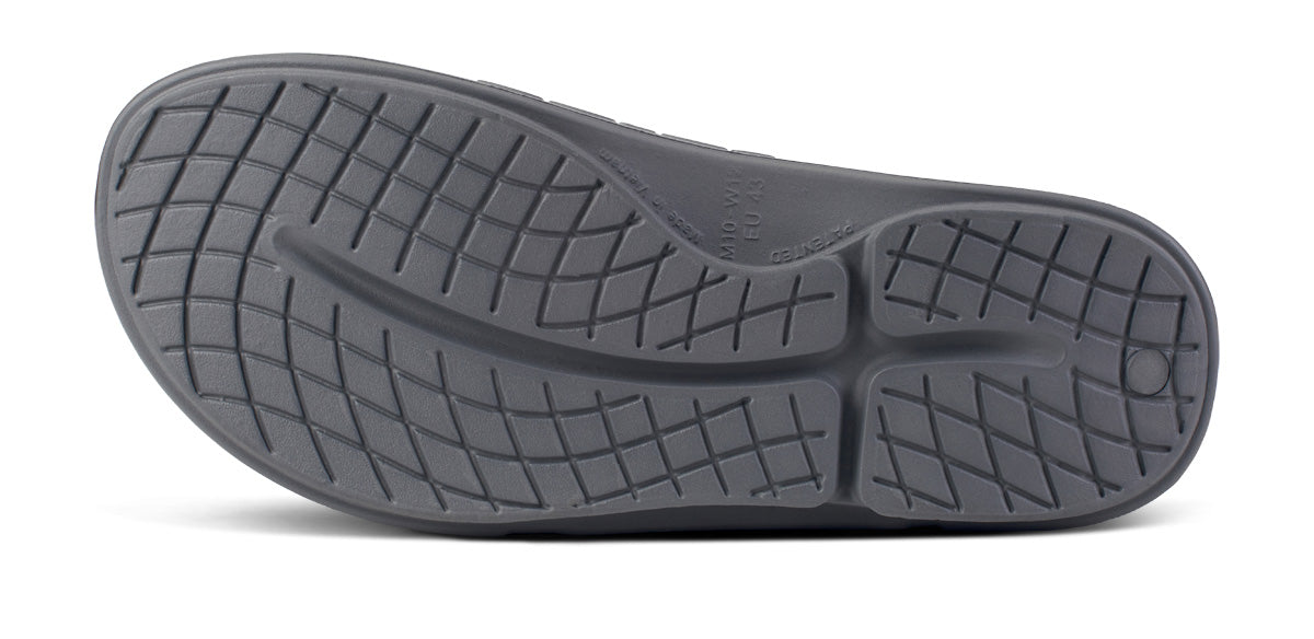 OOFOS Men's OOahh Sport Flex Slide - Slate