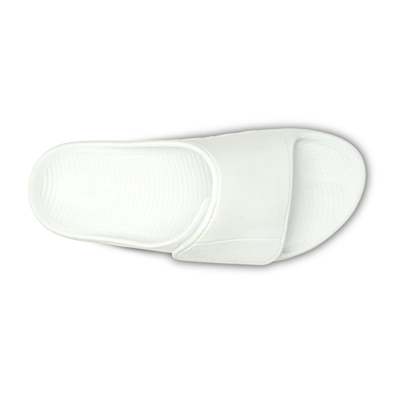 OOFOS Women's OOahh Sport Flex Slide - White