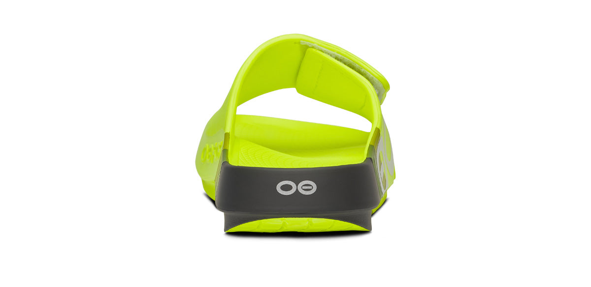 OOFOS Men's OOahh Sport Flex LTD Edition Slide - Electro Rally