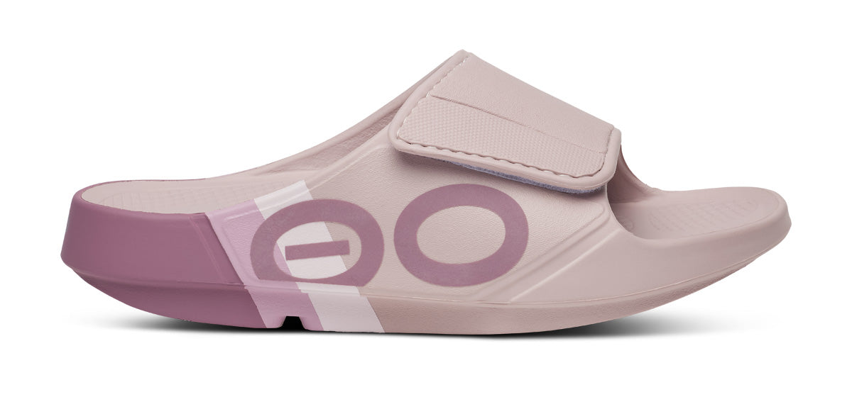 OOFOS Women's OOahh Sport Flex LTD Edition Slide - Orchid Rally