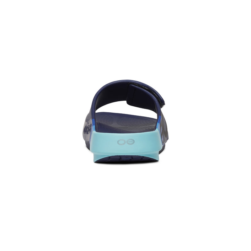 OOFOS Men's OOahh Sport Flex LTD Edition Slide - Sky Rally