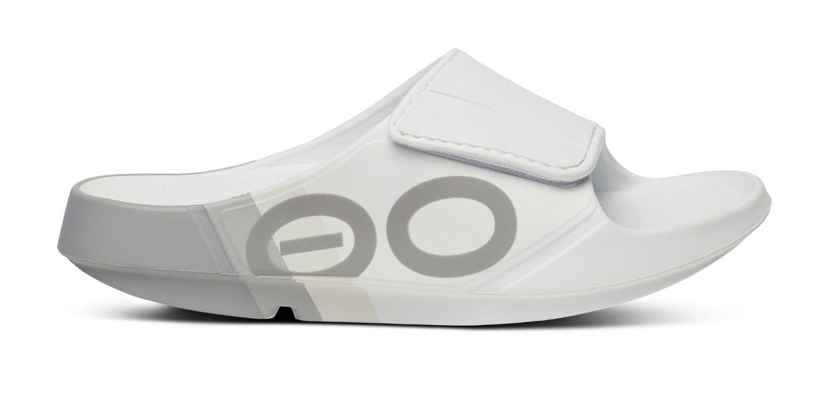 OOFOS Men's OOahh Sport Flex LTD Edition Slide - Smoke Rally