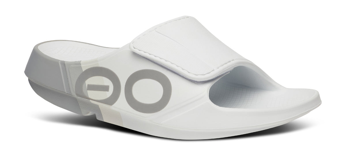 OOFOS Men's OOahh Sport Flex LTD Edition Slide - Smoke Rally