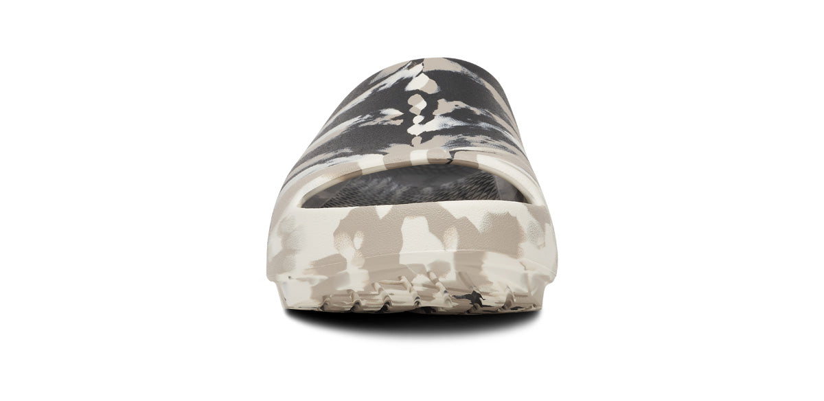 OOFOS Women's OOahh PLUS - Marble Black Nomad