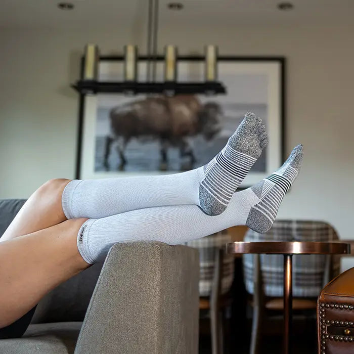 Injinji Women's Over The Calf Compression Toesocks