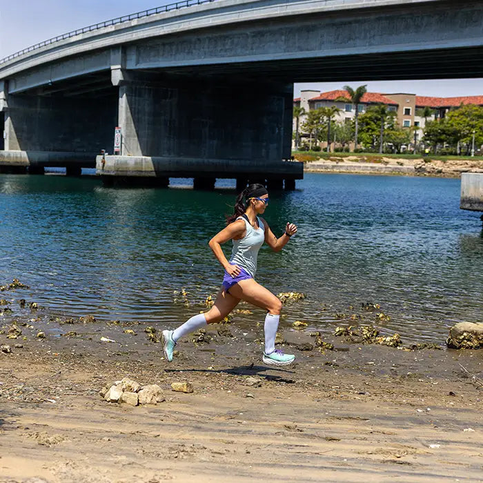 Injinji Women's Over The Calf Compression Toesocks