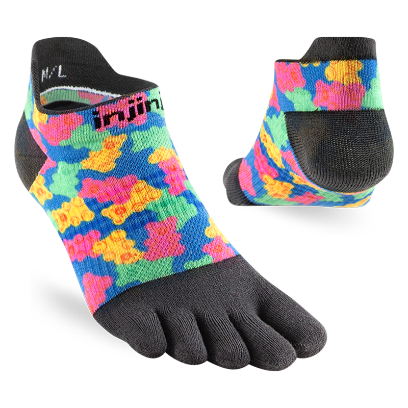 Injinji SPECTRUM Womens Run Lightweight No-Show