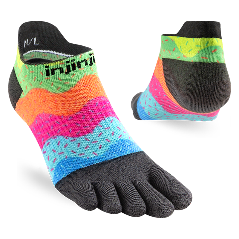 Injinji SPECTRUM Womens Run Lightweight No-Show