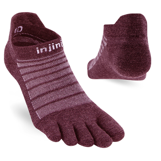 Injinji RUN Lightweight No-Show Wool