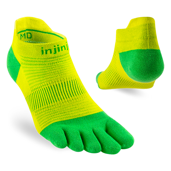 Injinji RUN Lightweight No-Show Running Socks