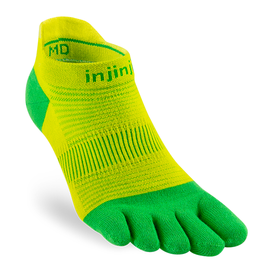 Injinji RUN Lightweight No-Show Running Socks