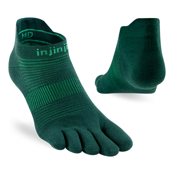 Injinji RUN Lightweight No-Show Running Socks