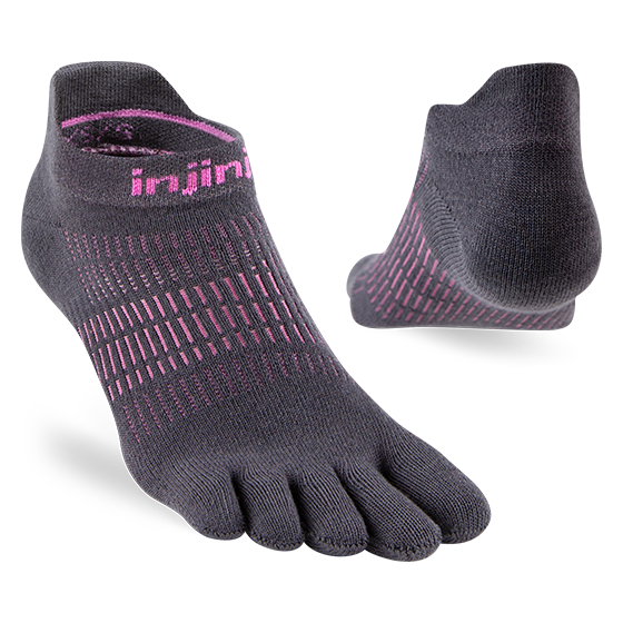 Injinji RUN Womens Lightweight No-Show Running Socks