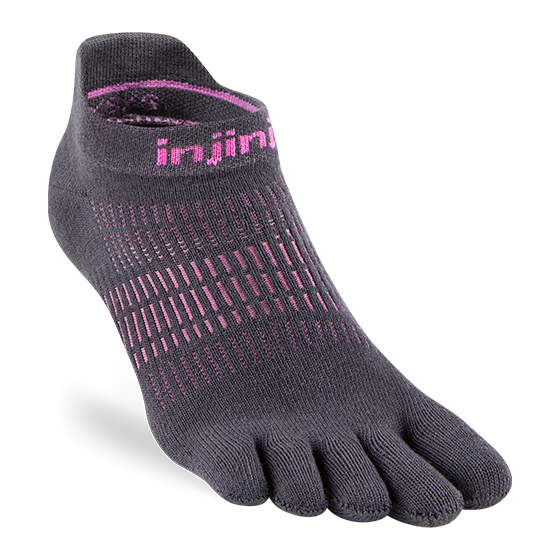 Injinji RUN Womens Lightweight No-Show Running Socks