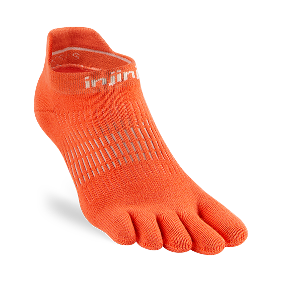 Injinji RUN Womens Lightweight No-Show Running Socks