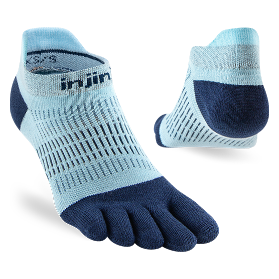 Injinji RUN Womens Lightweight No-Show Running Socks