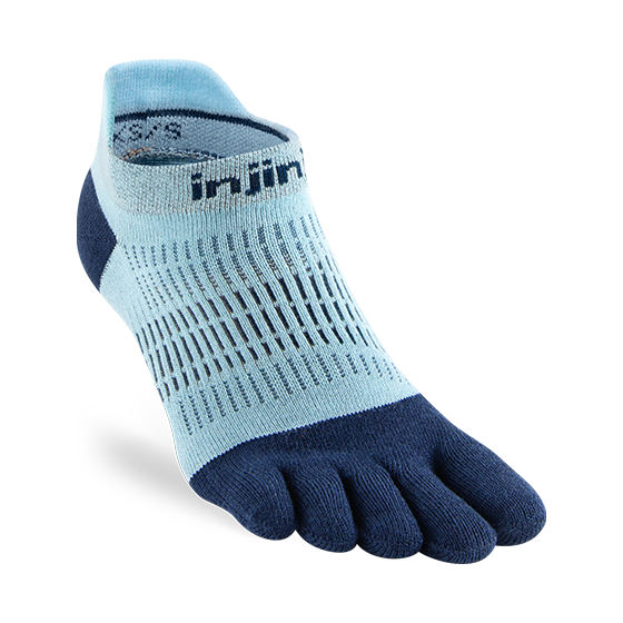 Injinji RUN Womens Lightweight No-Show Running Socks