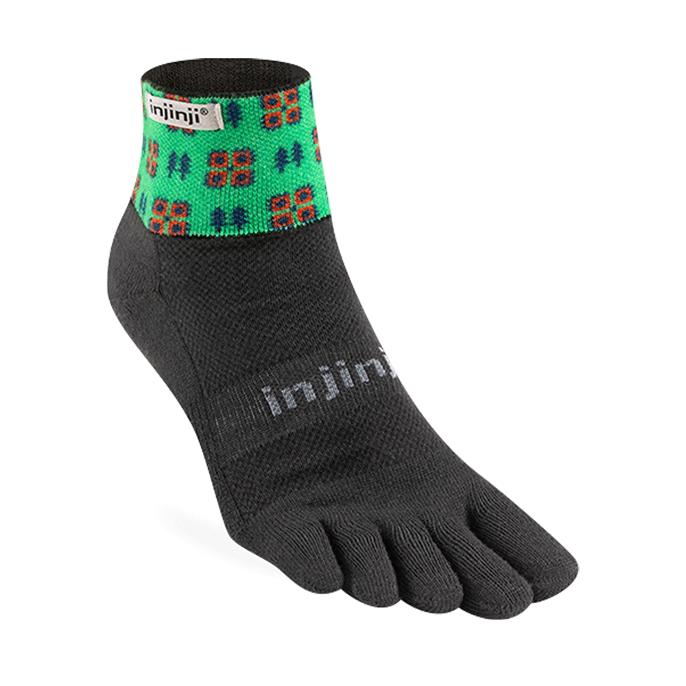 Injinji Artist Designed Men's Mini-Crew