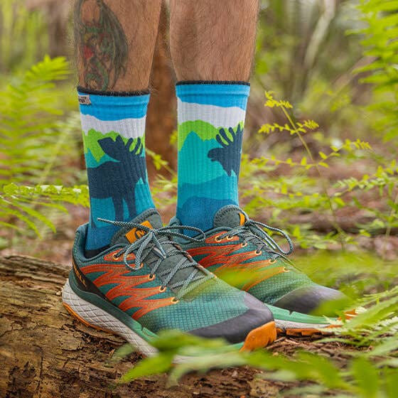 Injinji Artist Designed Men's Trail Crew