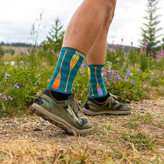 Injinji Artist Designed Men's Trail Crew
