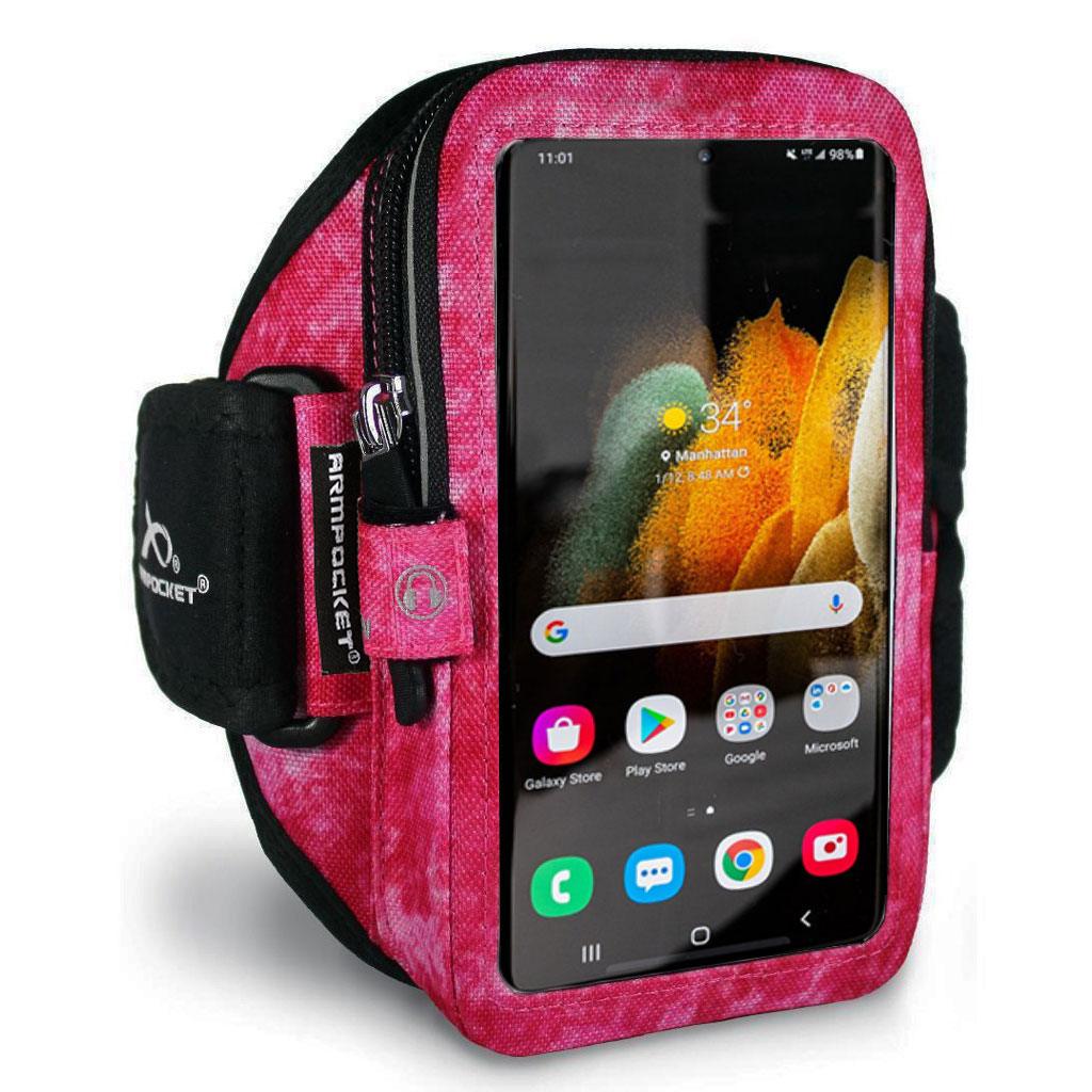 Armpocket Mega i-40 Phone Running Case for iPhone 15/ 15 Pro/14/14 Pro/13/13 Pro/12/12 Pro, Galaxy S23/S23+/A54/S22+/S21/S20 &amp; More