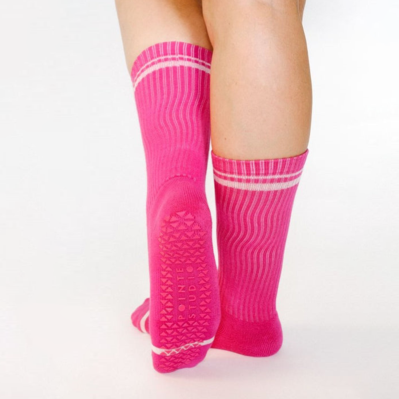 Pointe Studio Varsity Crew Grip Socks