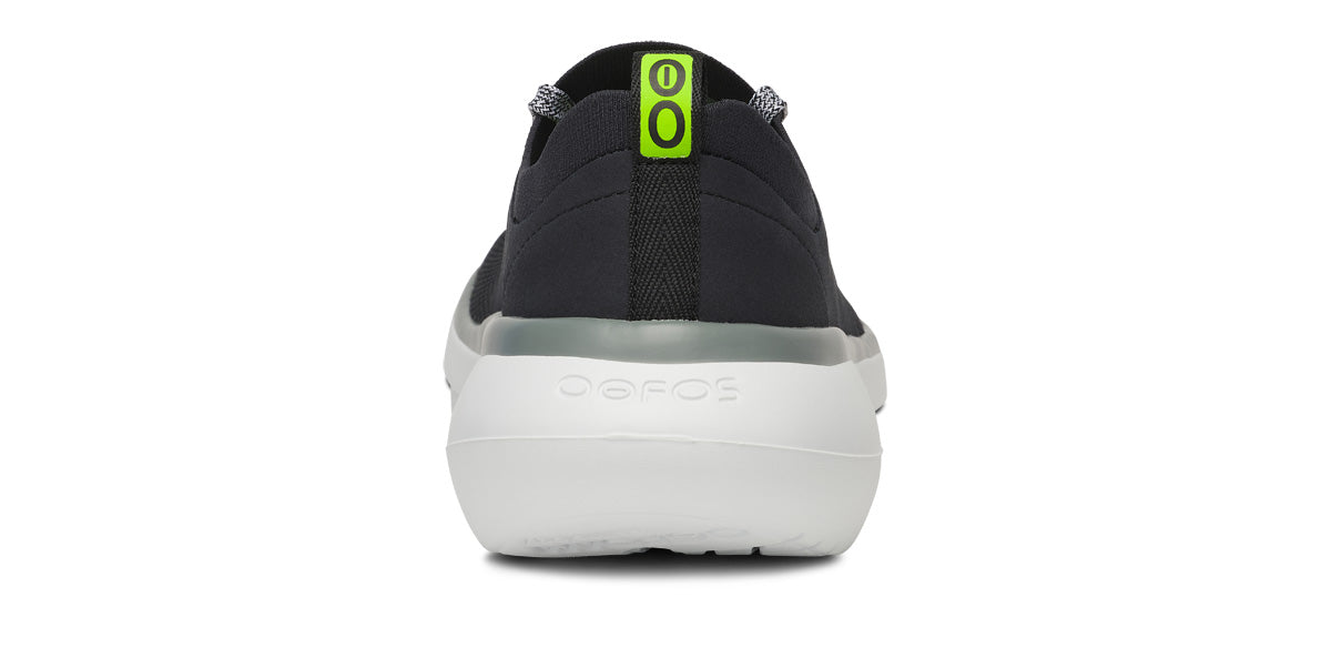 OOFOS Women's OOmy Stride Shoe - White/Black