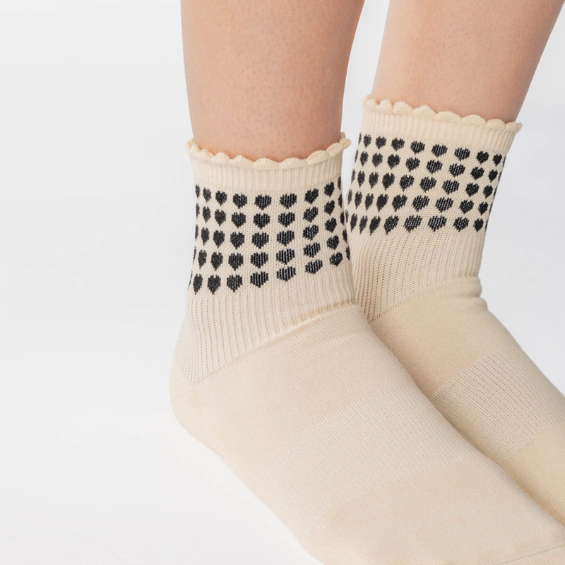 Pointe Studio Sweetheart Ankle Grip Sock