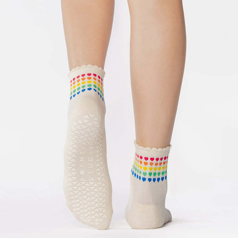 Pointe Studio Sweetheart Ankle Grip Sock