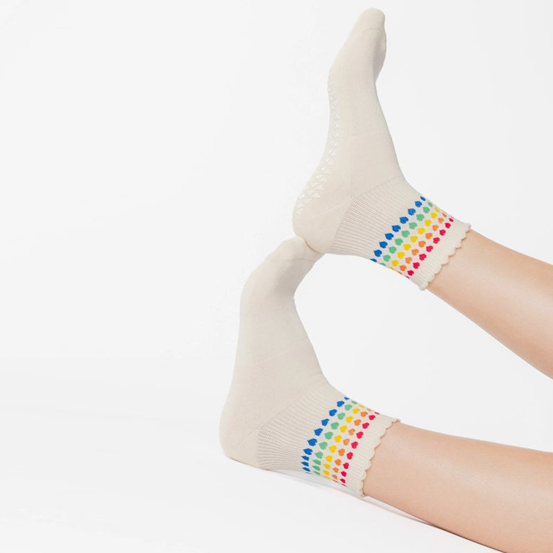 Pointe Studio Sweetheart Ankle Grip Sock