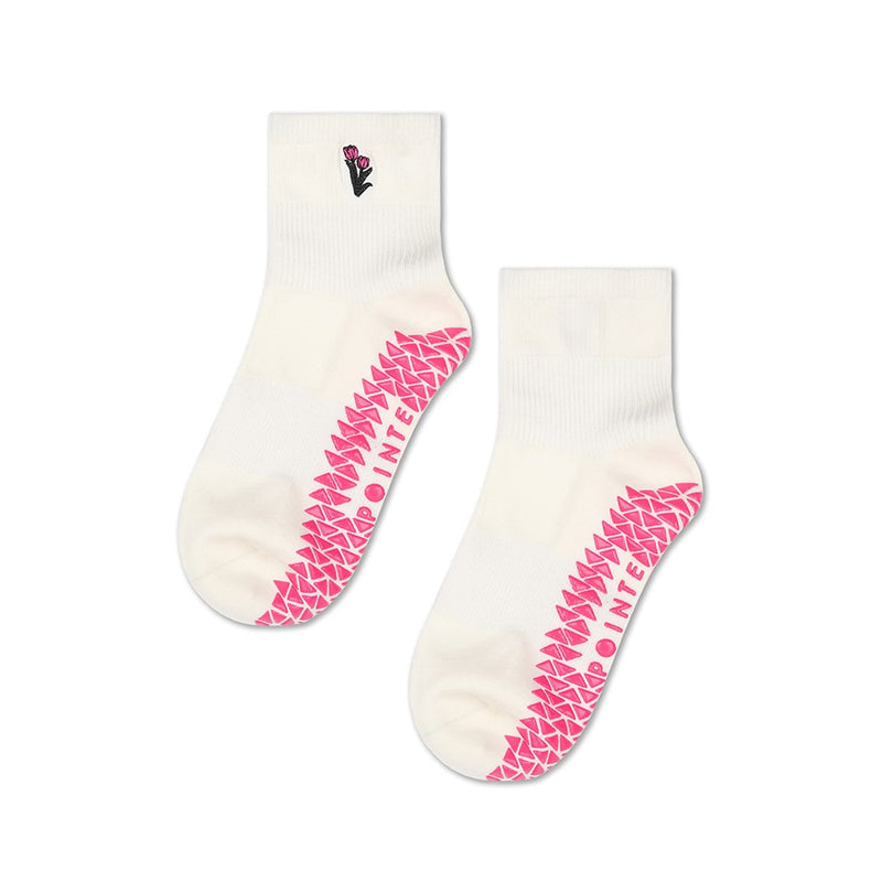 Pointe Studio Tulips Ankle Grip Socks