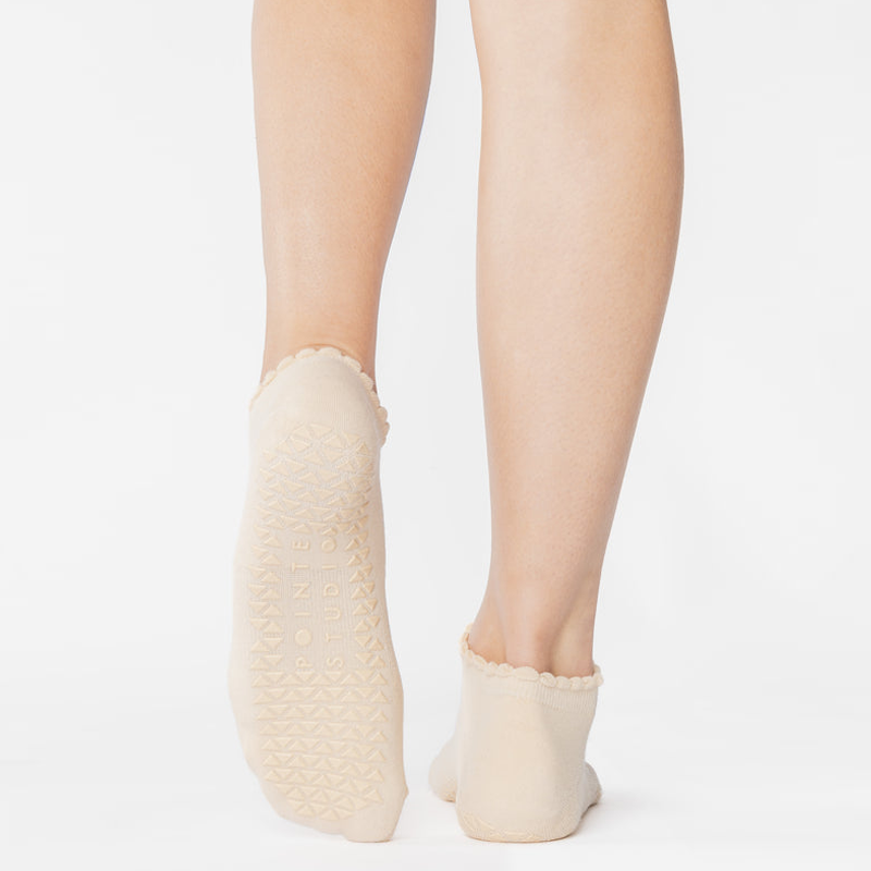 Pointe Studio Cherry Full Foot Grip Sock
