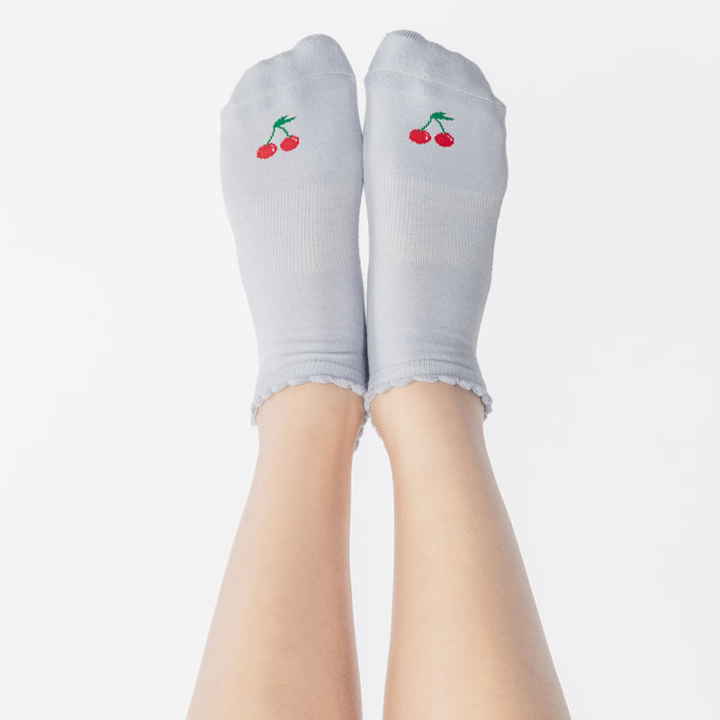 Pointe Studio Cherry Full Foot Grip Sock