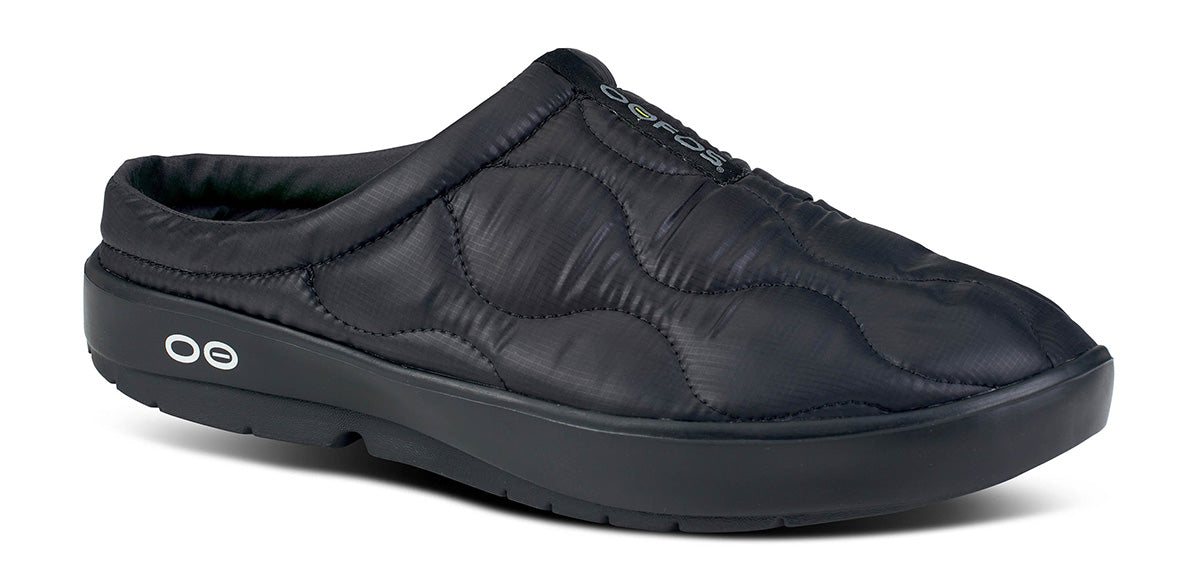 OOFOS Women's OOmg OOcoozie Thermo Mule - Black